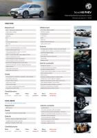 MG HS PHEV - cennik 2025 